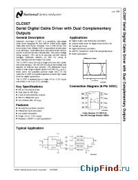 Datasheet SD007EVK manufacturer National Semiconductor