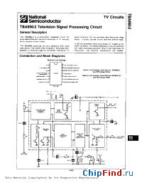 Datasheet TBA950-2 manufacturer National Semiconductor