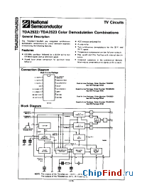 Datasheet TDA2523 manufacturer National Semiconductor