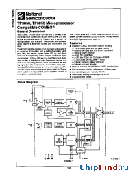 Datasheet TP3058 manufacturer National Semiconductor