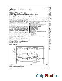 Datasheet TP3402 manufacturer National Semiconductor