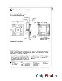 Datasheet U99A manufacturer National Semiconductor