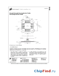 Datasheet W56B manufacturer National Semiconductor