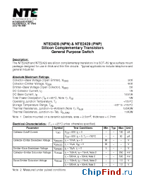 Datasheet NTE282 manufacturer NTE