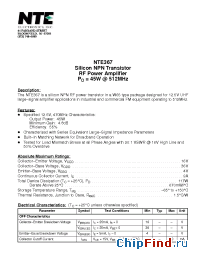 Datasheet NTE367 manufacturer NTE