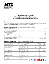 Datasheet NTE37MCP manufacturer NTE
