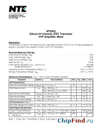 Datasheet NTE452 manufacturer NTE