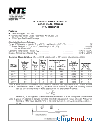 Datasheet NTE5021T1 manufacturer NTE