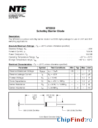 Datasheet NTE553 manufacturer NTE