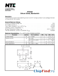 Datasheet NTE594 manufacturer NTE