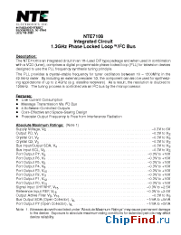 Datasheet NTE7108 manufacturer NTE