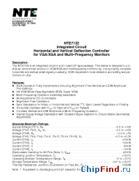 Datasheet NTE7132 manufacturer NTE