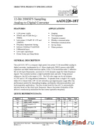 Datasheet nAD1220-18T manufacturer Nordic VLSI