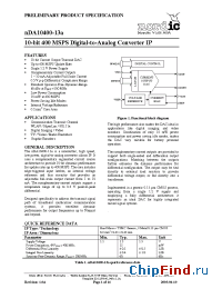 Datasheet nDA10400-13 manufacturer Nordic VLSI