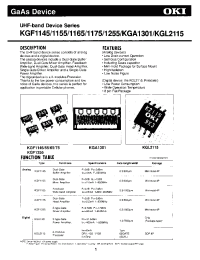 Datasheet KGA1301 manufacturer OKI