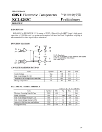 Datasheet KGL4203C manufacturer OKI