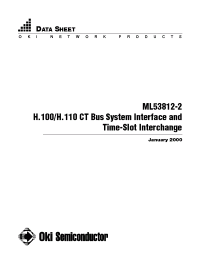 Datasheet ML53812-2 manufacturer OKI