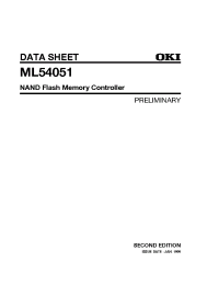 Datasheet ML54051 manufacturer OKI