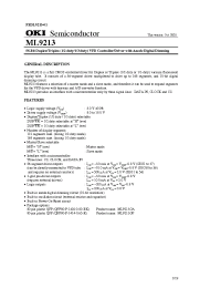 Datasheet ML9213GP manufacturer OKI