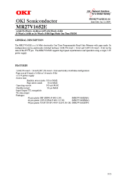 Datasheet MR27V1652E manufacturer OKI