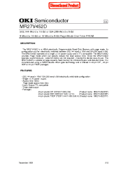 Datasheet MR27V452DMP manufacturer OKI