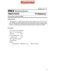 Datasheet MR533203J manufacturer OKI