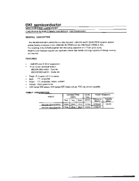 Datasheet MSC23B136D-60DS4 manufacturer OKI
