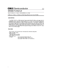 Datasheet MSM27C452CZ manufacturer OKI