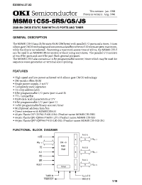 Datasheet MSM81C55-5JS manufacturer OKI