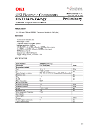 Datasheet OAT1041 manufacturer OKI