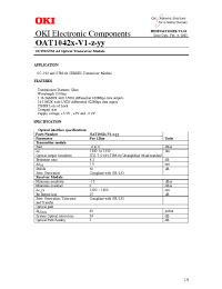 Datasheet OAT1042x-V1-z-yy manufacturer OKI