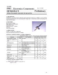 Datasheet OF3601B-C2 manufacturer OKI