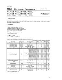 Datasheet OL3412L-W131 manufacturer OKI