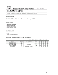 Datasheet OL395N manufacturer OKI