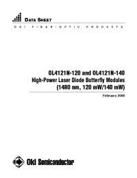 Datasheet OL4121N-120 manufacturer OKI
