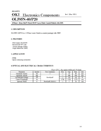 Datasheet OL595N manufacturer OKI
