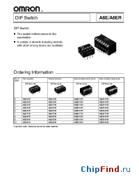 Datasheet A6E-2101 manufacturer Omron