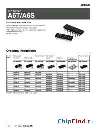 Datasheet A6S-4101 manufacturer Omron