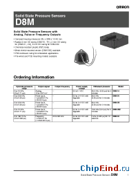 Datasheet D8M manufacturer Omron