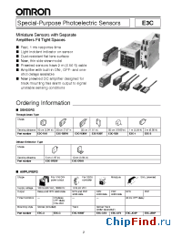 Datasheet E3C-C manufacturer Omron