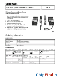 Datasheet E3C-L manufacturer Omron