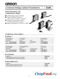 Datasheet E3JK-DS30M1-US manufacturer Omron
