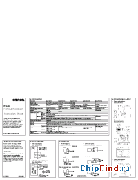Datasheet E3JU-R5M1-MN1 manufacturer Omron