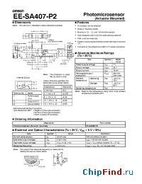 Datasheet EE-SA407-P2 manufacturer Omron