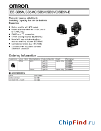 Datasheet E-SB5MC manufacturer Omron
