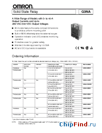 Datasheet G3NA-420B5-24DC manufacturer Omron