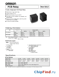 Datasheet G5LE-1-12DC manufacturer Omron
