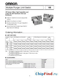 Datasheet VB-3121 manufacturer Omron