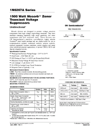 Datasheet 1.5KE62A manufacturer ON Semiconductor