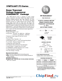 Datasheet 1PMT28AT1 manufacturer ON Semiconductor